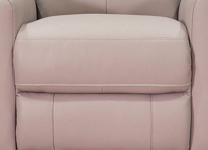 Sterling Power Headrest Swivel Glider Leather Recliner