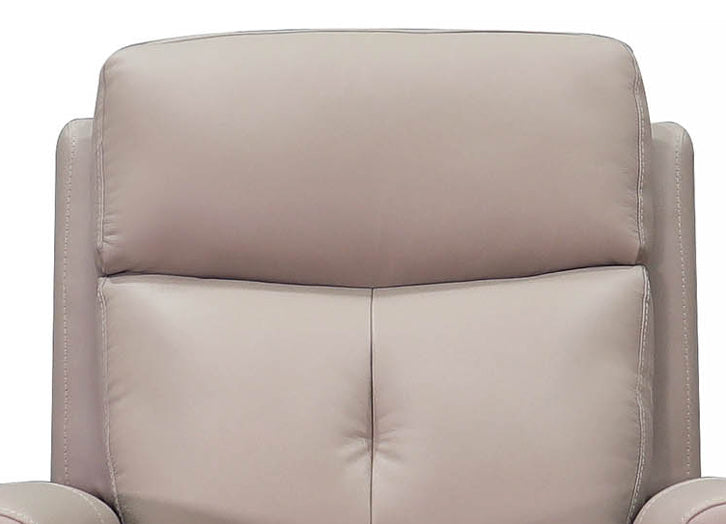 Sterling Power Headrest Swivel Glider Leather Recliner
