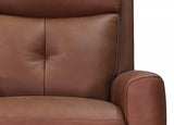 Sterling Power Headrest Swivel Glider Leather Recliner