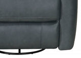 Sterling Power Headrest Swivel Glider Leather Recliner