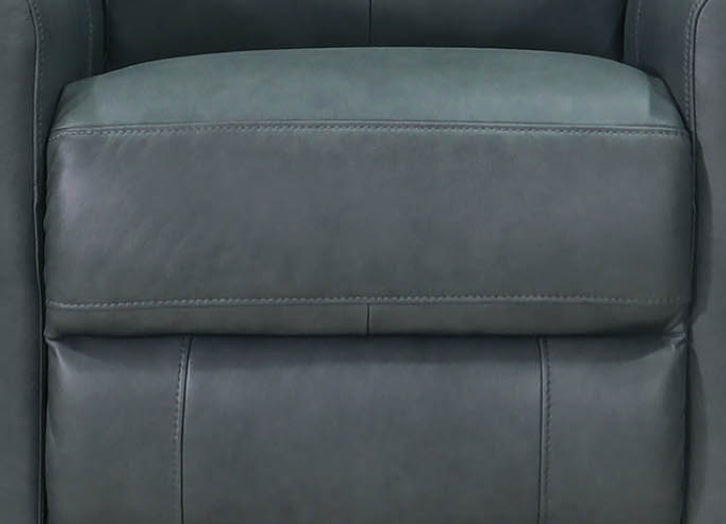 Sterling Power Headrest Swivel Glider Leather Recliner