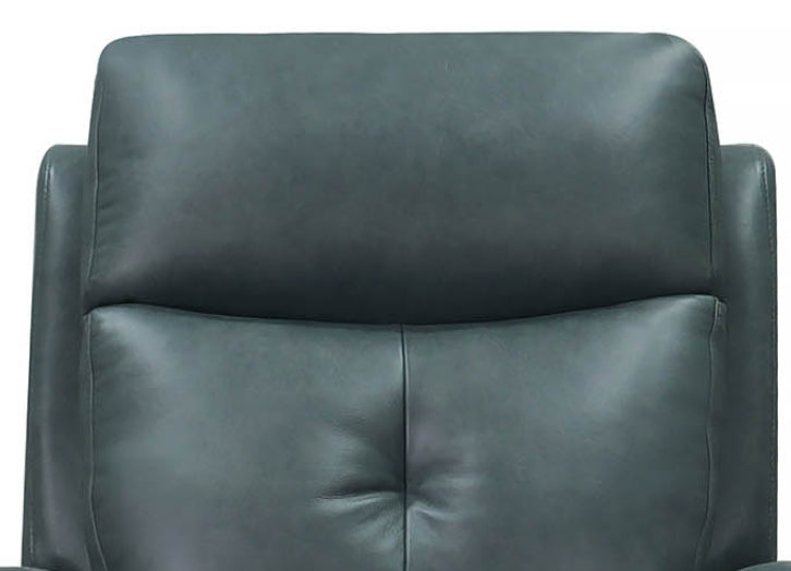 Sterling Power Headrest Swivel Glider Leather Recliner