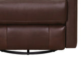 Vienna Power Headrest Swivel Glider Leather Recliner