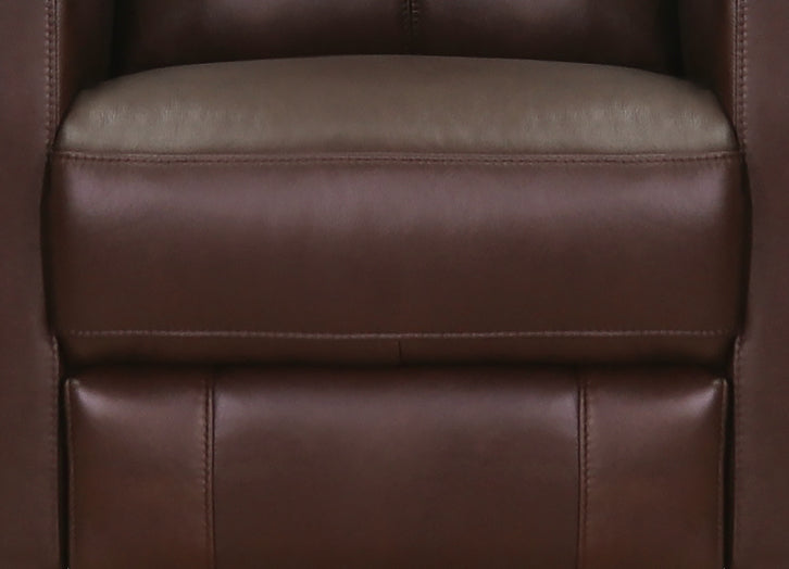Vienna Power Headrest Swivel Glider Leather Recliner