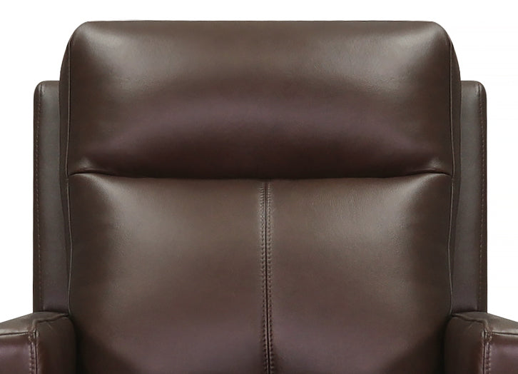 Vienna Power Headrest Swivel Glider Leather Recliner