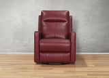 Vienna Power Headrest Swivel Glider Leather Recliner