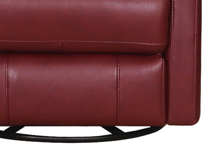 Vienna Power Headrest Swivel Glider Leather Recliner