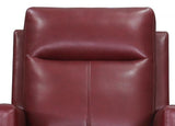 Vienna Power Headrest Swivel Glider Leather Recliner