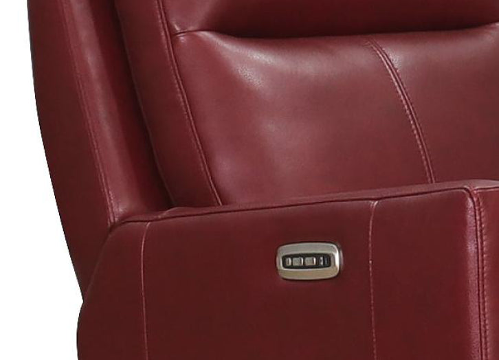 Vienna Power Headrest Swivel Glider Leather Recliner