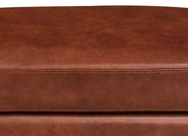 Close-up of brown leather surface