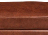 Close-up of brown leather surface