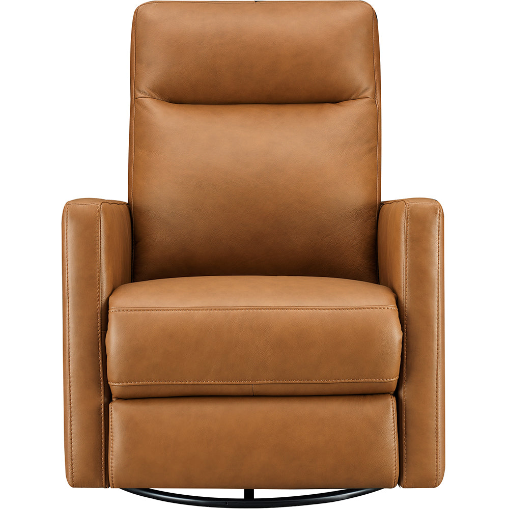 Ashby Power Headrest Swivel Glider Leather Recliner