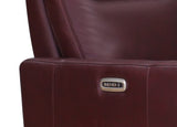 Ashby Power Headrest Swivel Glider Leather Recliner