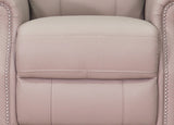Royce Power Headrest Swivel Glider Leather Recliner