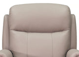 Royce Power Headrest Swivel Glider Leather Recliner