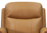 Royce Power Headrest Swivel Glider Leather Recliner