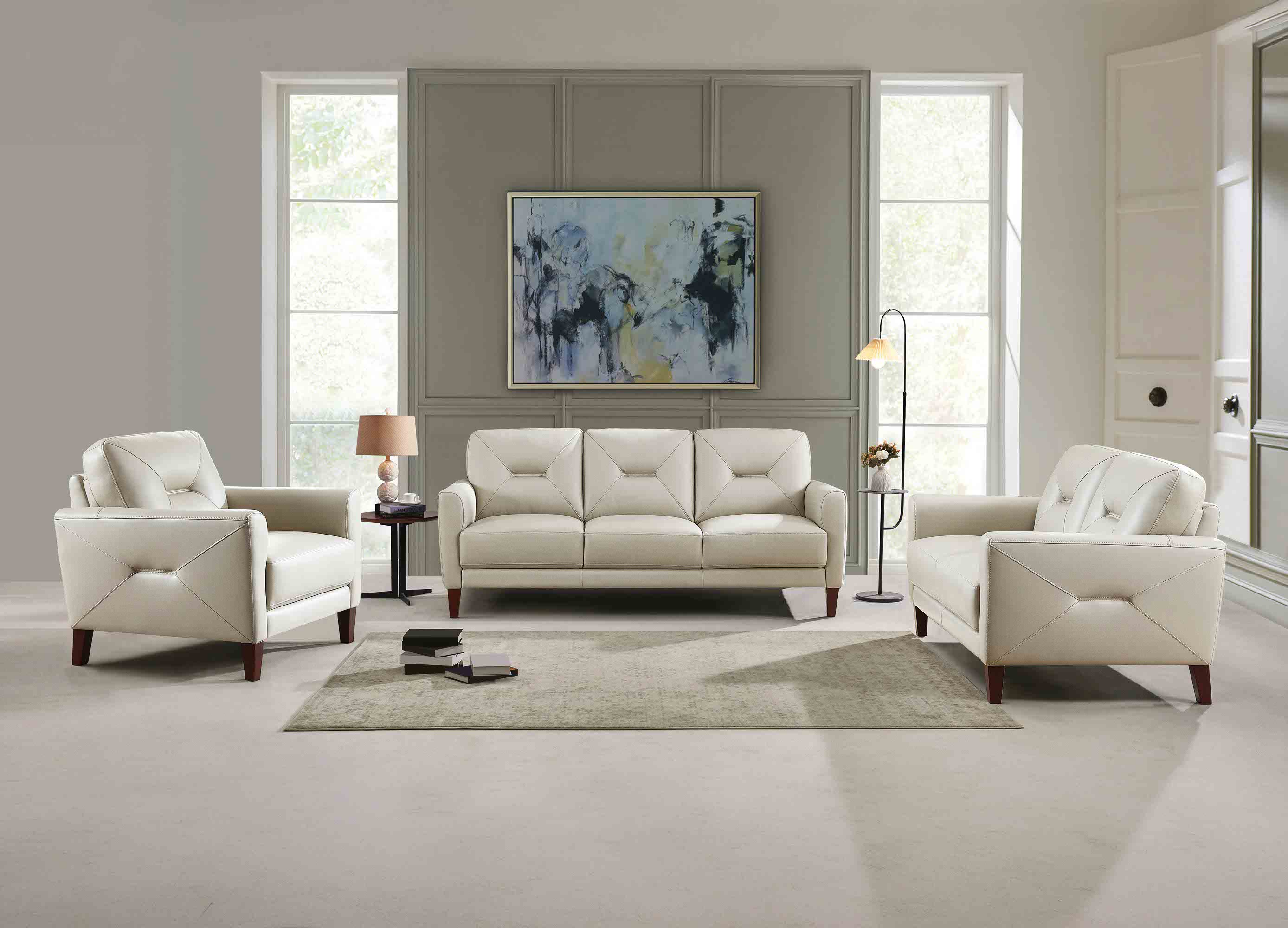 Mavis Leather Sofa Collection
