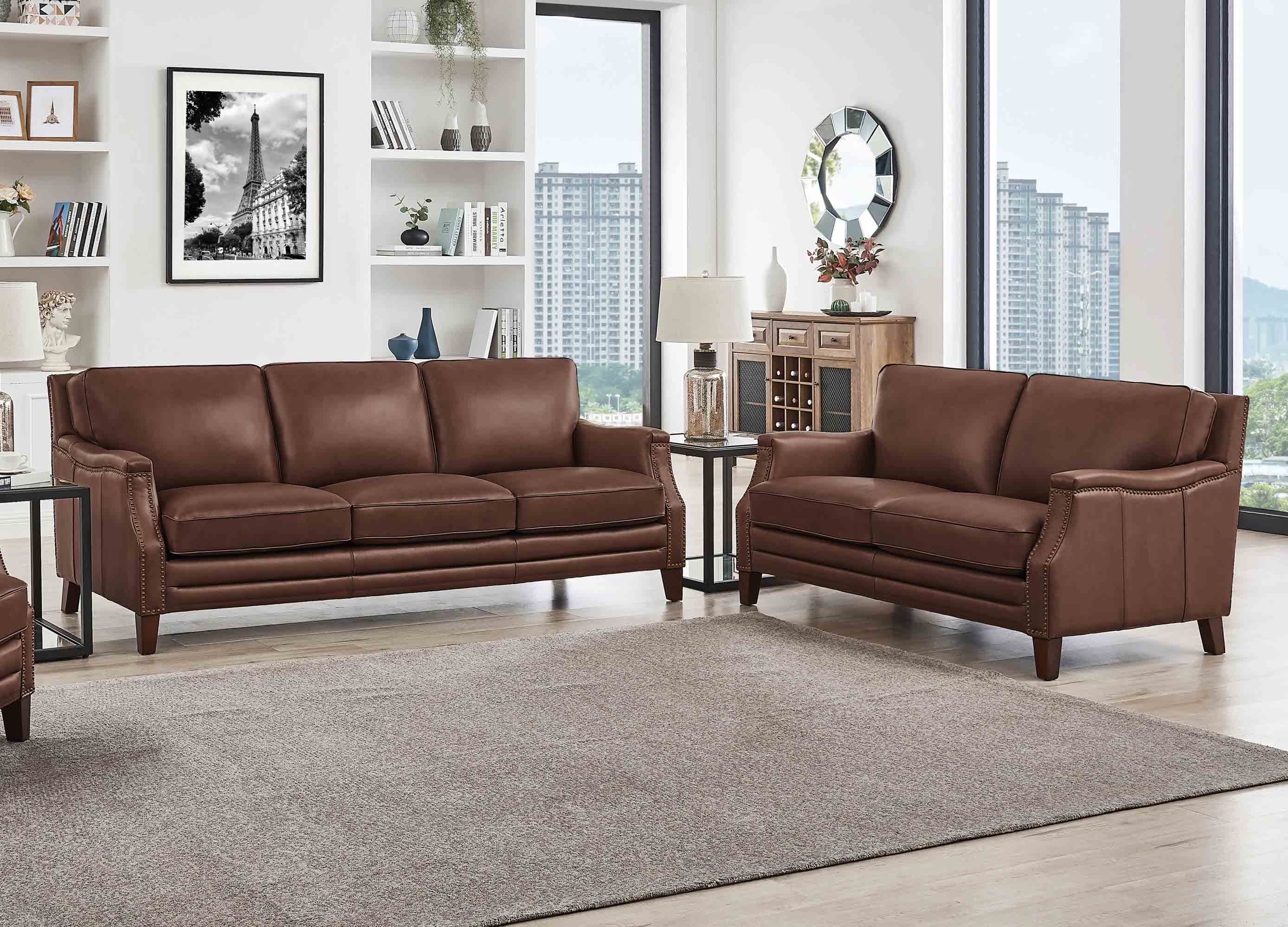 Camano Leather Sofa Collection