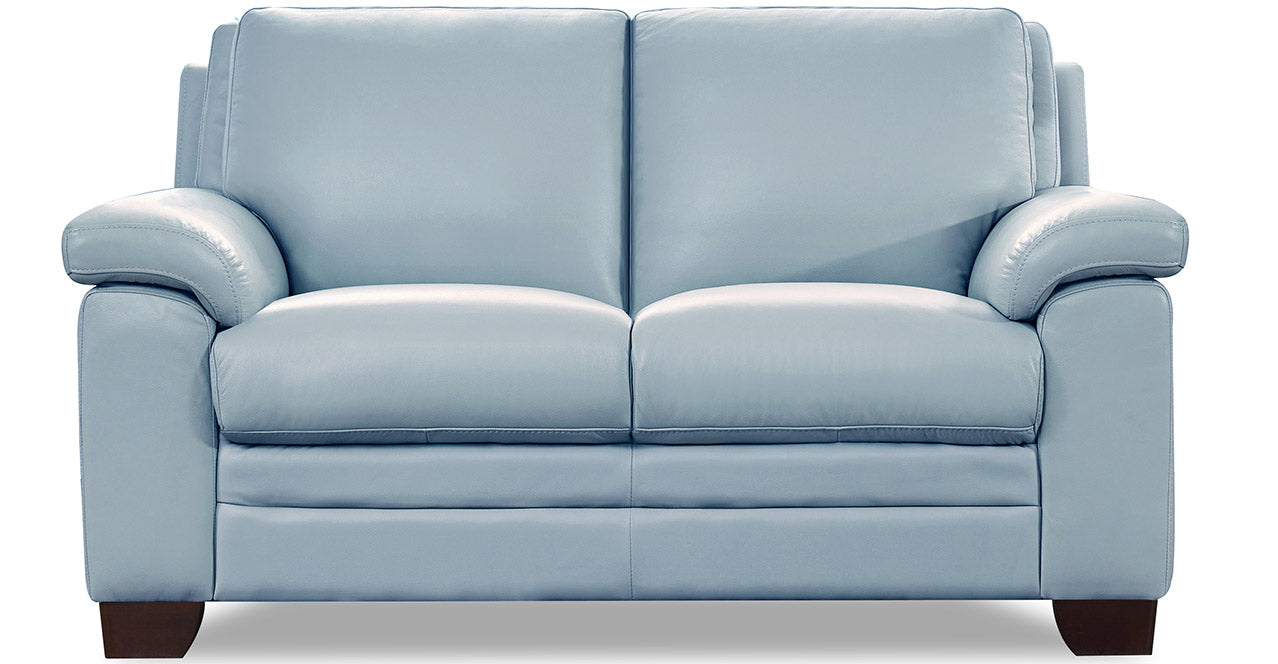 Magnum Leather Sofa Collection, Spa Blue