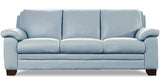 Magnum Leather Sofa Collection, Spa Blue