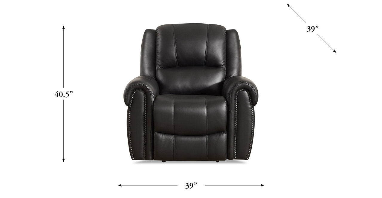 Marco Power Zero Gravity Reclining Sofa Collection, Black