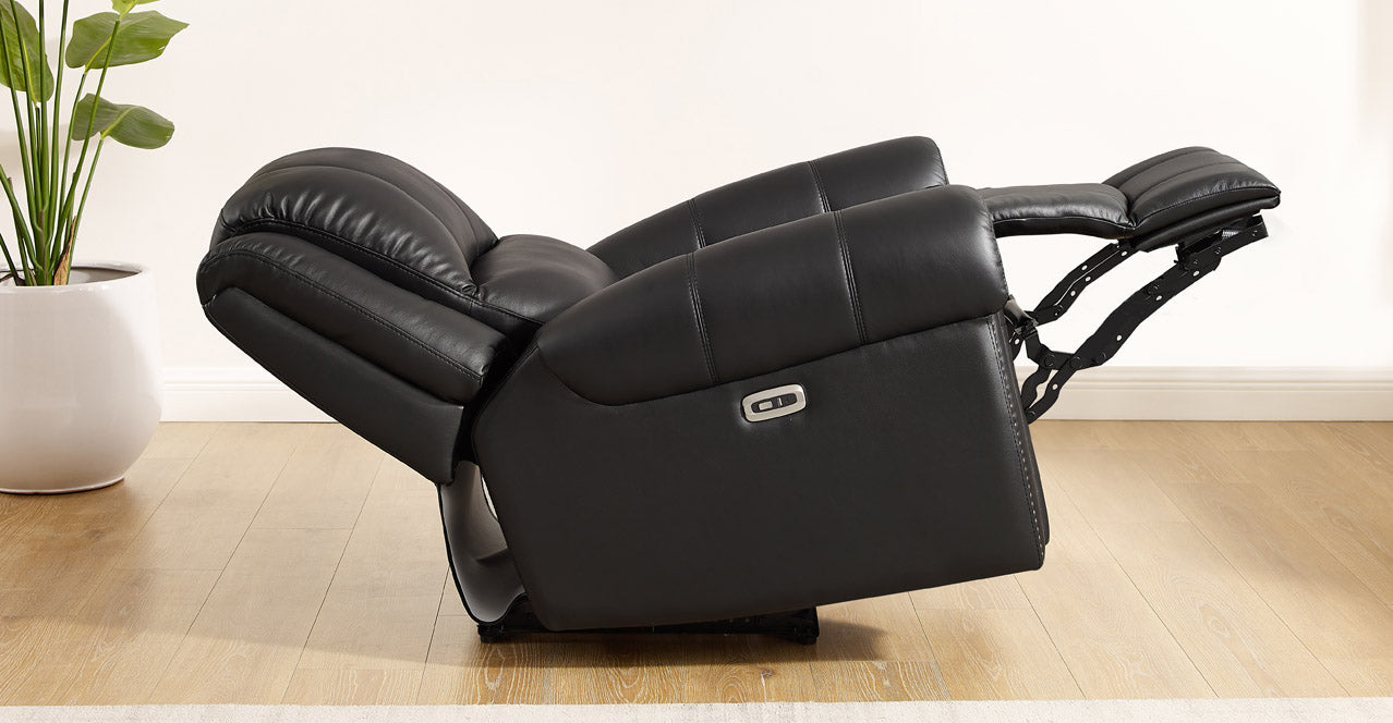 Marco Power Zero Gravity Reclining Sofa Collection, Black