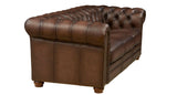 Aliso Leather Sofa Collection, Walnut Brown