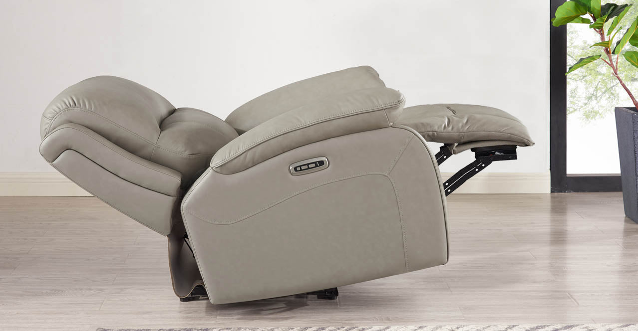 Westminster Power Headrest Zero Gravity Reclining Sofa with Console Collection, Stone