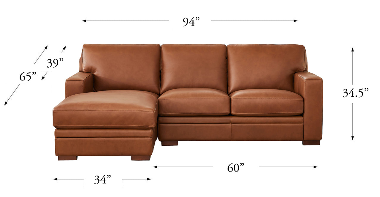 Dillon Leather Sectional Collection