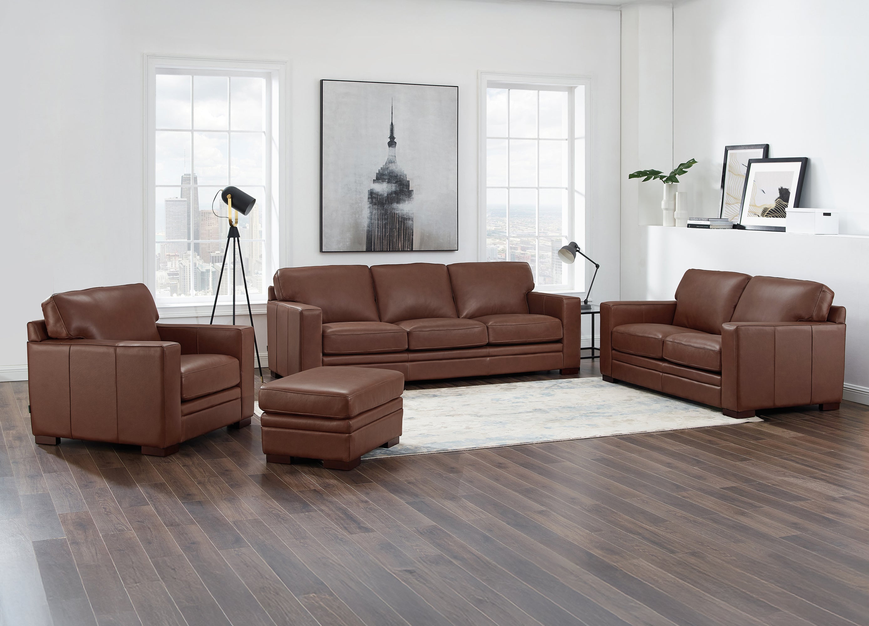 Dillon Leather Sofa Collection
