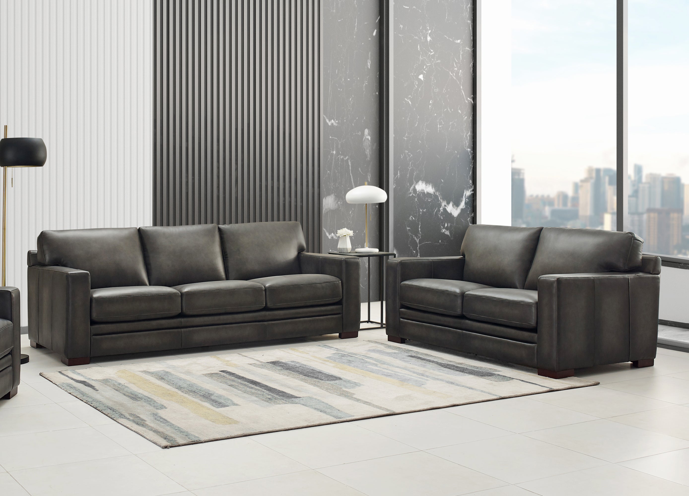 Dillon Leather Sofa Collection