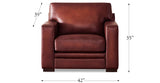 Dillon Waxy Pull-up Leather Sofa Collection