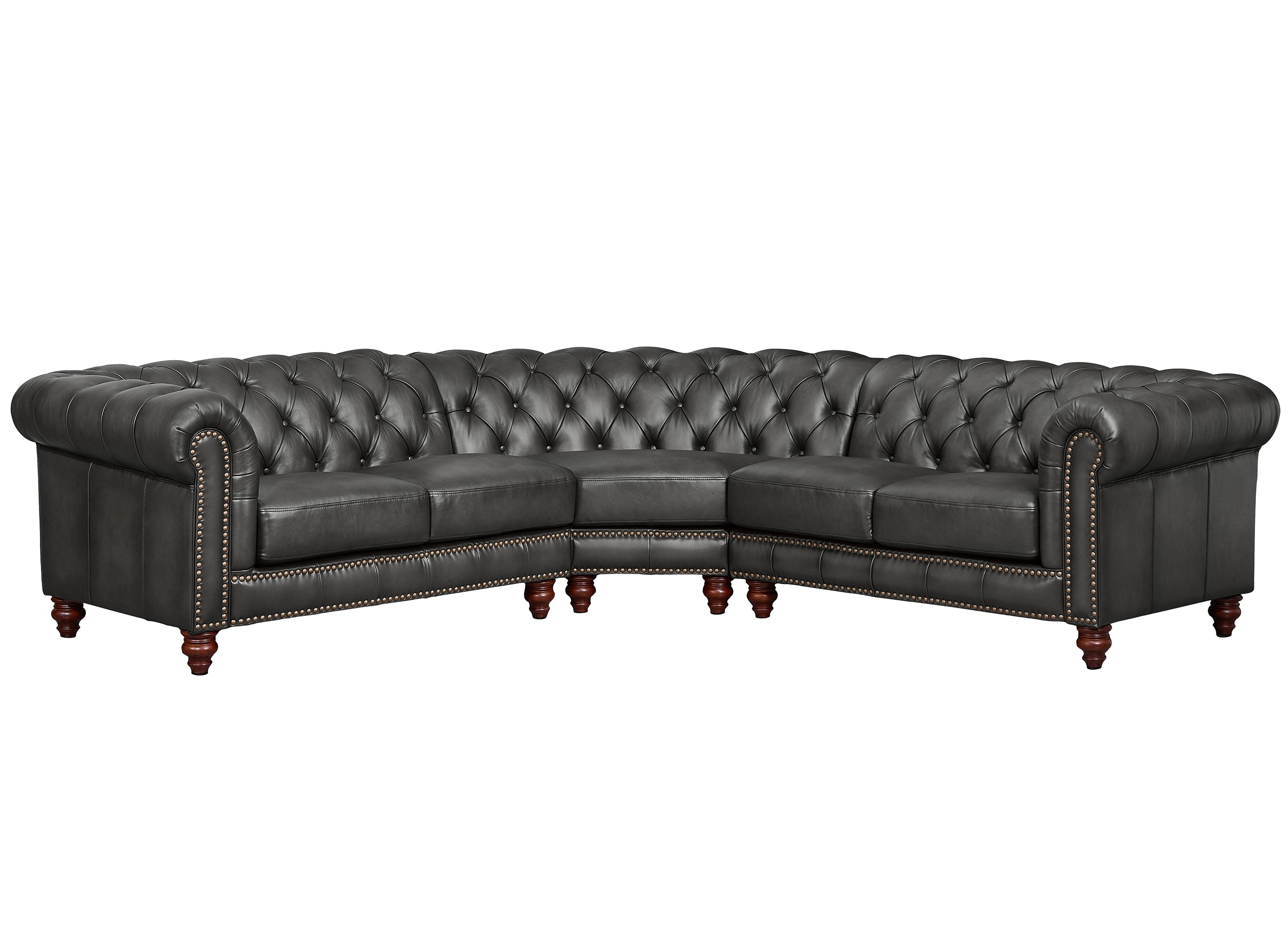 Alton Bay Leather Sectional Collection