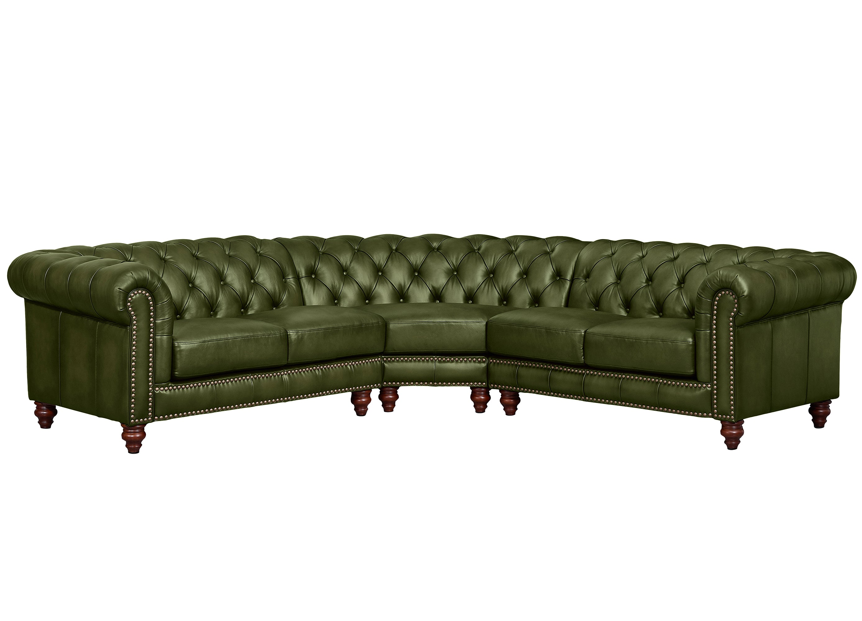 Alton Bay Leather Sectional Collection