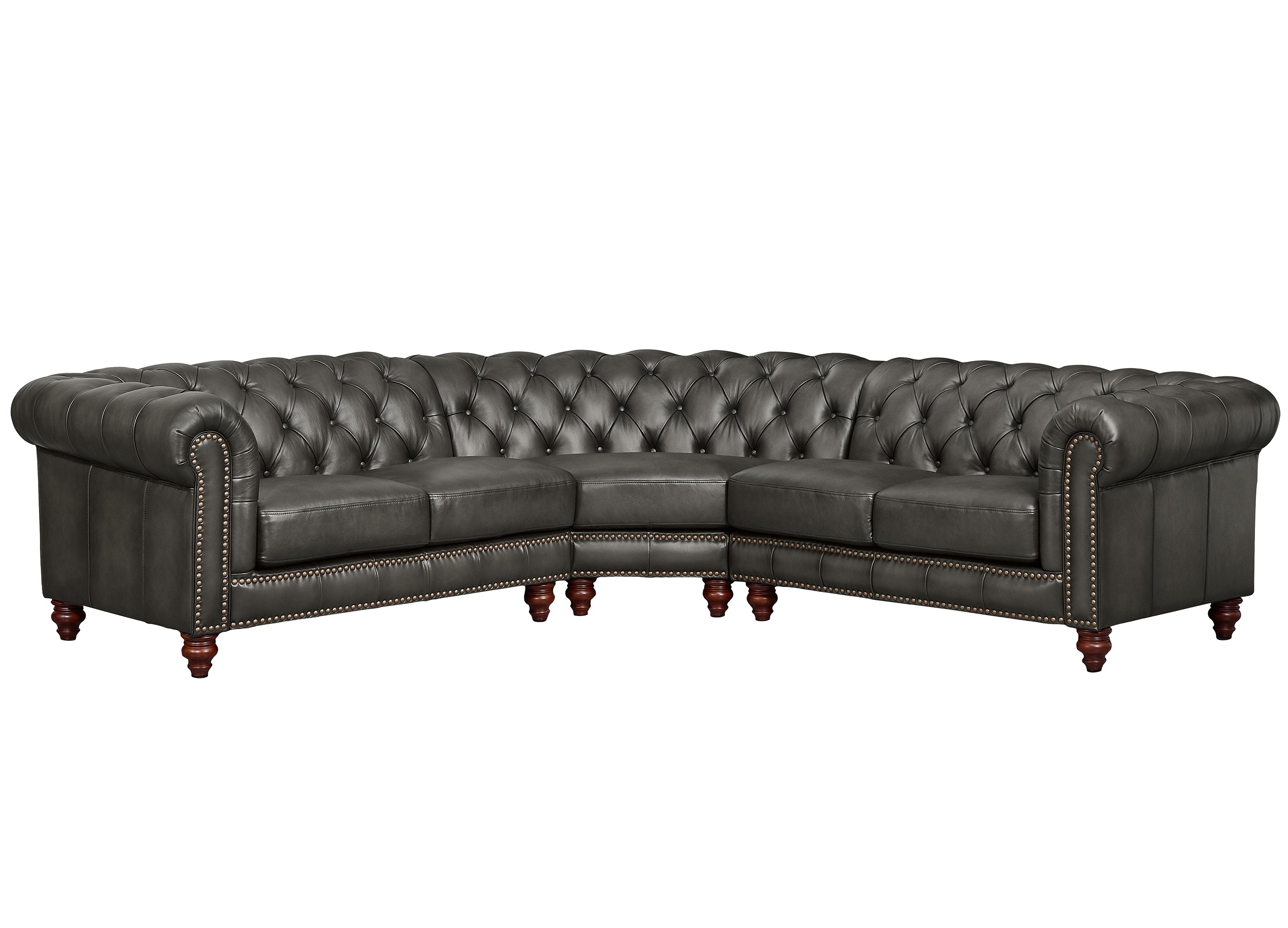 Alton Bay Leather Sectional Collection