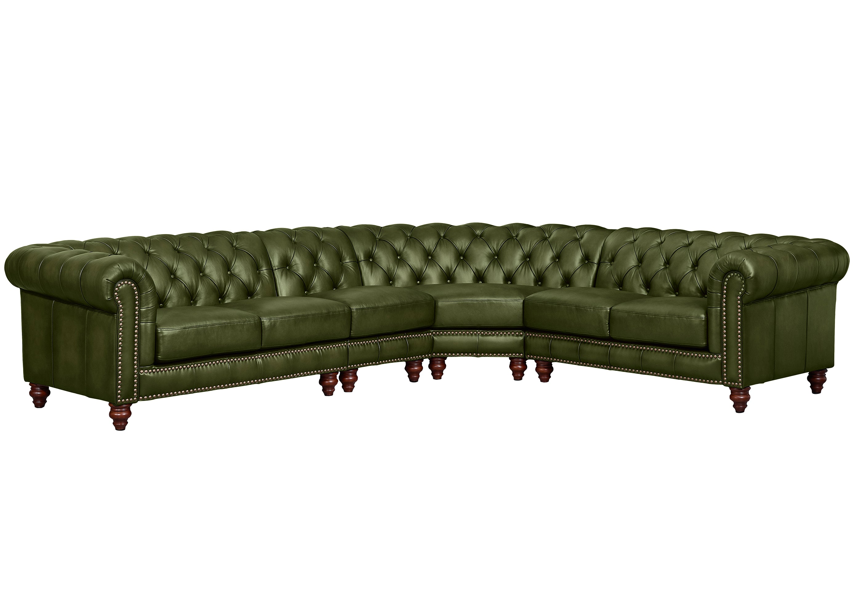Alton Bay Leather Sectional Collection