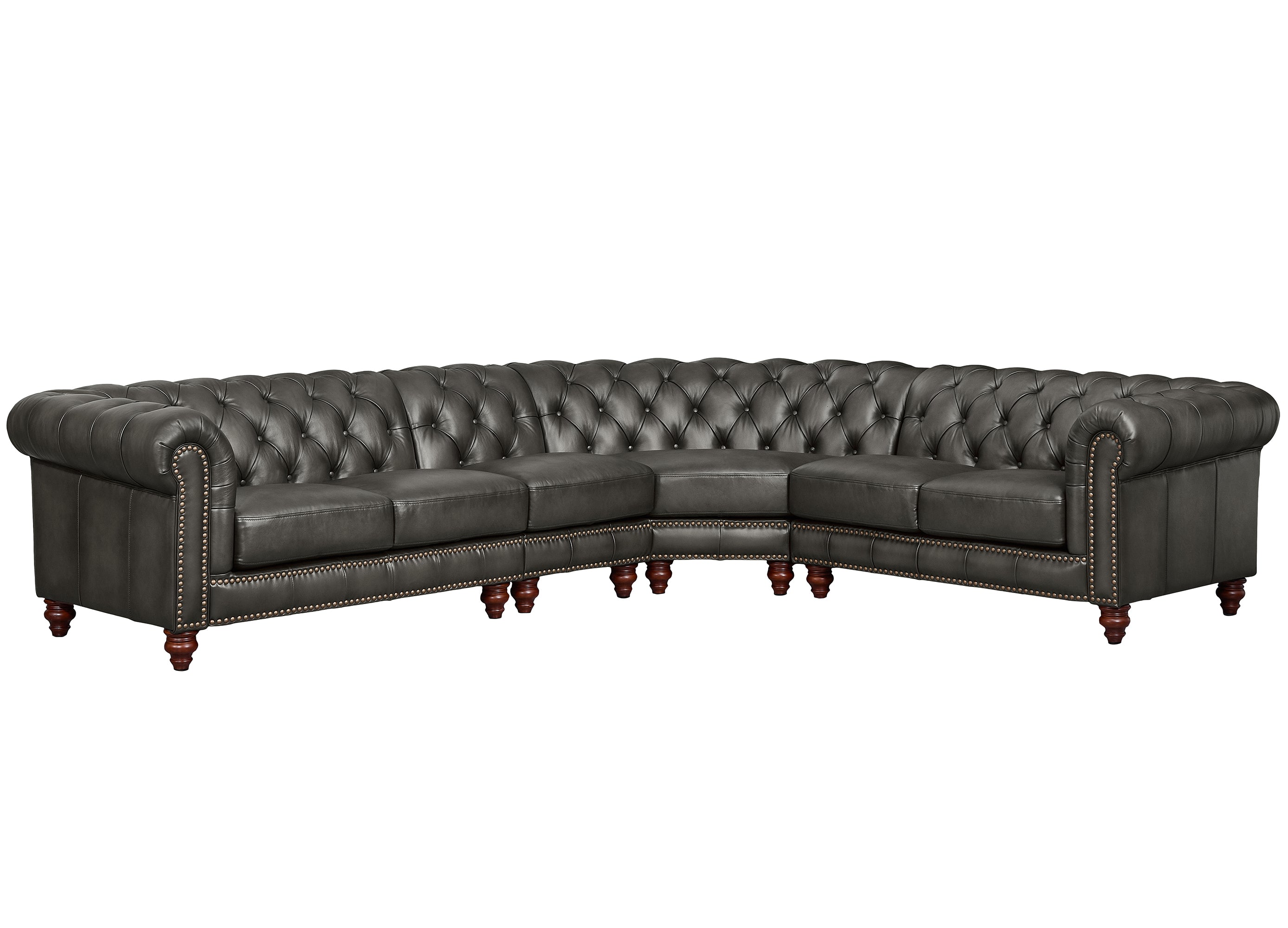 Alton Bay Leather Sectional Collection