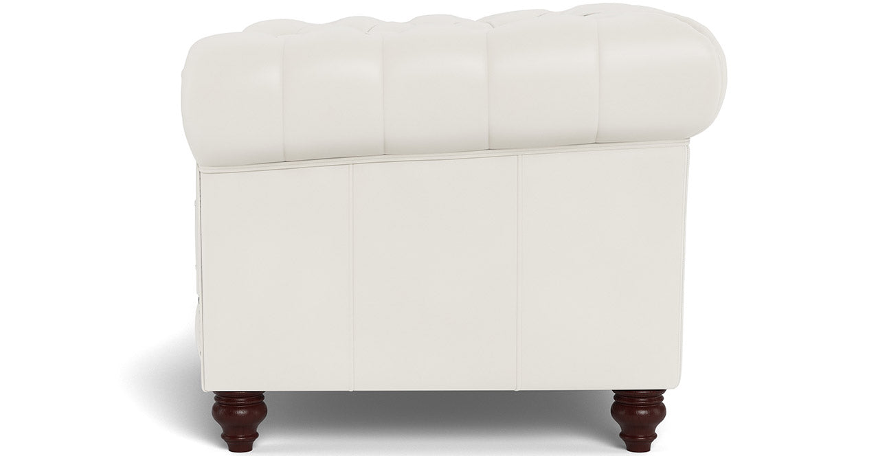 Alton Bay Leather Sofa Collection, Cream White