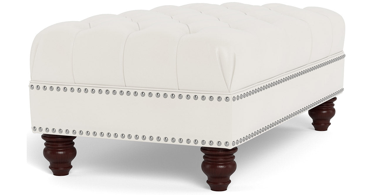 Alton Bay Leather Sofa Collection, Cream White