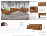 Camano Leather Sofa Collection