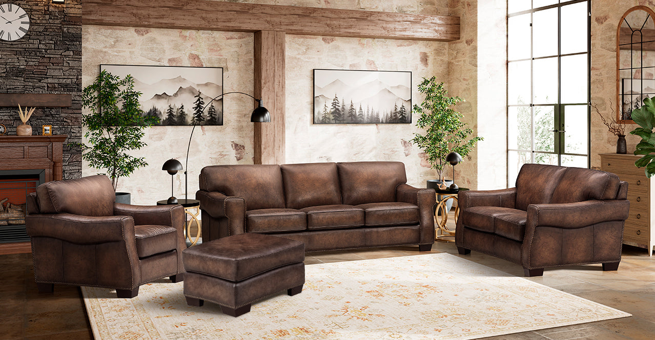 Capri Leather Sofa Collection