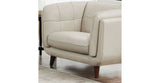 Solana Leather Sofa Collection, Vanilla White