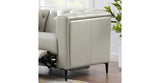 Ella Leather Power Sofa Collection, Ice White