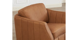 Aria Leather Sofa Collection, Saddle Brown