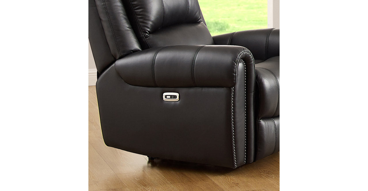 Marco Power Zero Gravity Reclining Sofa Collection, Black