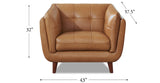 Solana Leather Sofa Collection - Hydeline USA