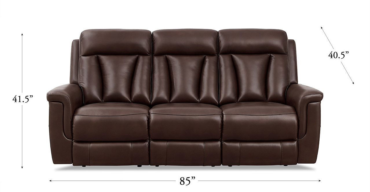 Rhapsody Power Zero Gravity Reclining Sofa Collection, Chestnut