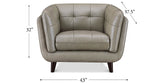 Solana Leather Sofa Collection