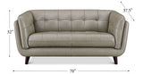 Solana Leather Sofa Collection