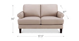 Dawn Leather Sofa Collection